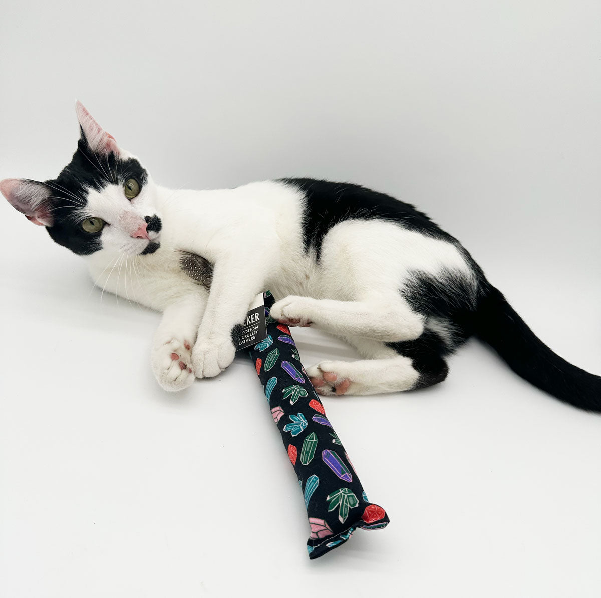 Large 'Nip Kicker - Organic Feathered Catnip Kicker
